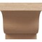 Ekena Millwork 6in. W x 6in. H x 20in. L Newport Woodgrain TimberThane Rafter Tail, Primed Tan RFTUR06X06X20NEWRCPR - alternate 5